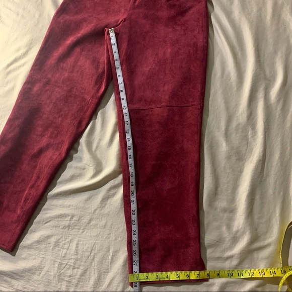 Terry Lewis Classic Luxuries genuine suede leather pants size 8 - Picture 7 of 9